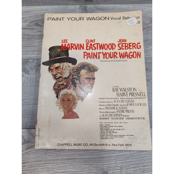 PAINT YOUR WAGON Vocal Selection 1969 Songbook CLINT EASTWOOD Nitty Gritty Dirt - Picture 3 of 14